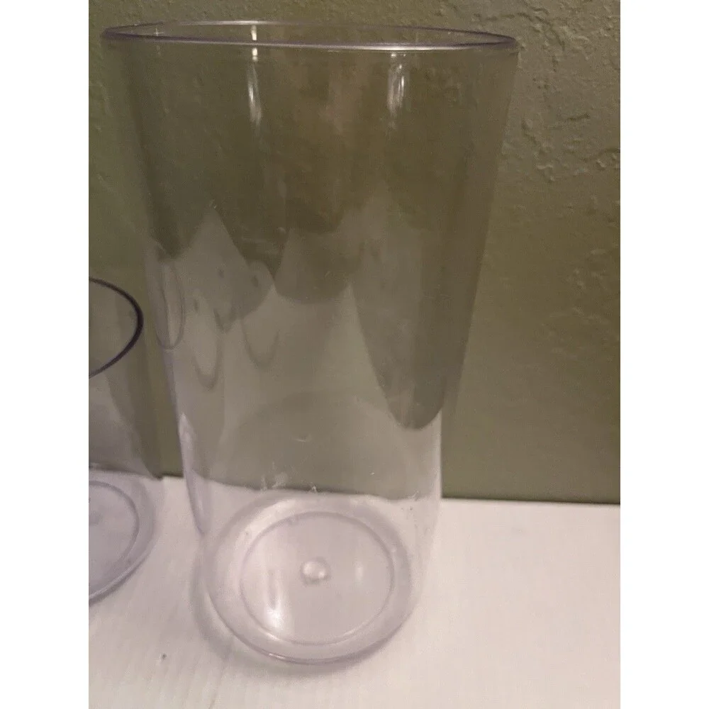 Two Clear FoodSaver Snail Vacuum Seal Canisters Containers Tall Short Extra Lid